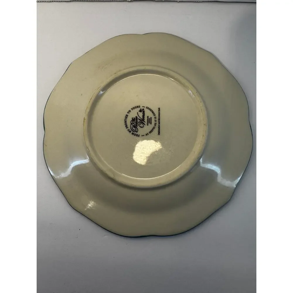 The Pioneer Woman Turquoise Floral salad plate *discontinued*